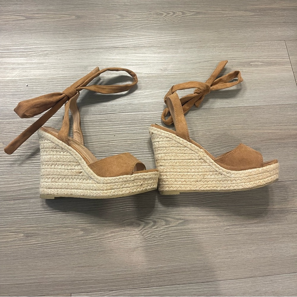 Billini tie up wedges